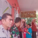 Sinergitas TNI- Polri di wilayah hukum Polsek Lembursitu Kota Sukabumi