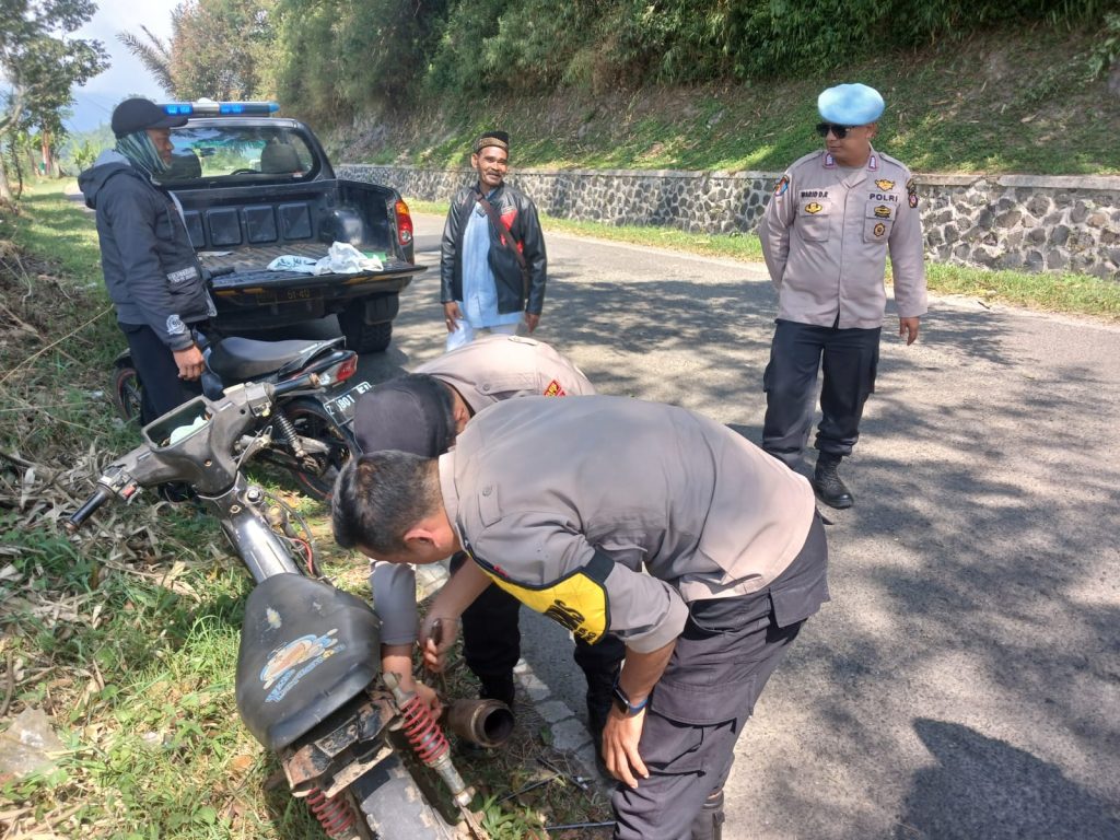 Komitmen Polsek Talegong Tertibkan Knalpot Tidak Sesuai Spesifikasi Teknis