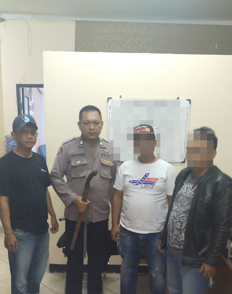 Polsek Cisompet Amankan Dua Orang Pelaku Pengerusakan Rumah Di Desa Neglasari