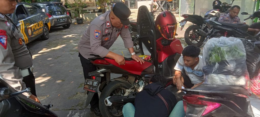 Wujudkan Limbangan Terbebas Knalpot Bising Polsek Limbangan Tindak Pelanggar