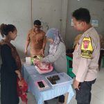 Bhabinkamtibmas Monitoring Giat Penimbangan Bayi dan Konsultasi Gizi