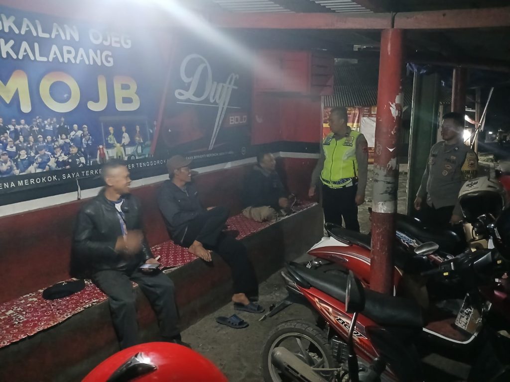 Polsek Sukalarang Tingkatkan Patroli dan Strong Point Malam Antisipasi Gangguan Kamtibmas