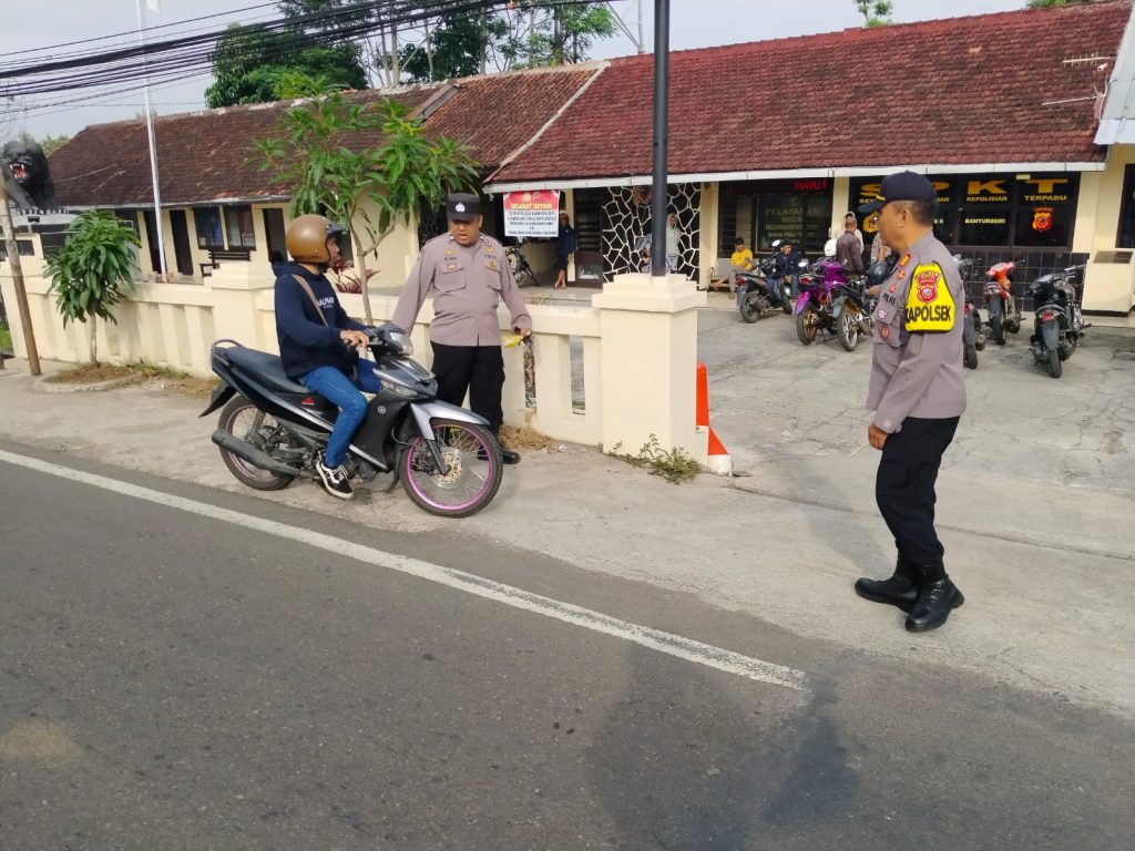 Polsek Banyuresmi Wujudkan Kecamatan Banyuresmi Tertib Berlalu Lintas