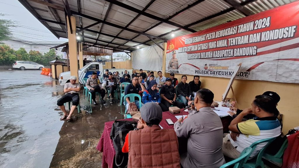 Polsek Dayeuhkolot Polresta Bandung Laksanakan Technical Meeting Pertandingan Bulutangkis