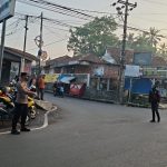 Polsek Gunungpuyuh rutin laksanakan Gatur Pagi, Agar Terciptanya Kamseltibcar Lantas dipagi hari diwilayah hukum Polsek Gunungpuyuh