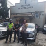 Berikan Rasa Aman, Polisi Lakukan Pengamanan Ibadah Rutin di Gereja Pantekosta Sukabumi