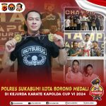 Polres Sukabumi Kota Borong Medali di Kejurda Karate Kapolda Cup VI 2024