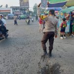 Ciptakan Rasa Aman, Polsek Dayeuhkolot Rutin Laksanakan Pengamanan Gereja Setiap Hari Minggu