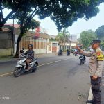 Polsek Gunungpuyuh Rutin Laksanakan Gatur Pagi, Agar Terciptanya Kamseltibcar Lantas