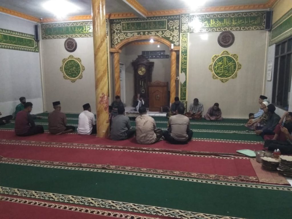 Bripka Andi Joharudin Irsyad Menghaditi Giat Pengajian Rutin Masji Nurul Amanah