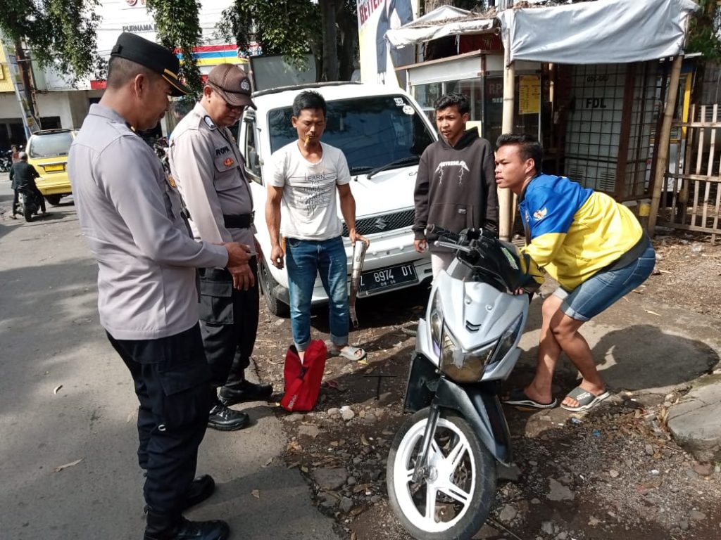 Razia Knalpot Bising Polsek Bayongbong