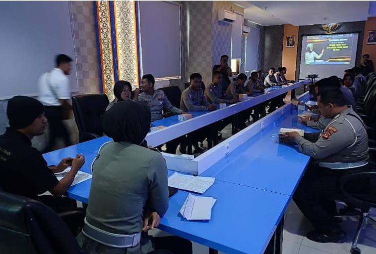 Menuju Peringatan Hari Bhayangkara Sat Lantas Polres Garut Hadiri Rapat Persiapan Lomba Pocil Tingkat Polda Jabar