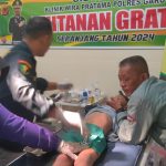 Peduli Kesejahteraan Kesahatan Masyarakat Polres Garut Gelar Bakti Kesehatan