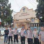 Berikan Rasa Aman, Polisi Lakukan Pengamanan Ibadah Rutin di Gereja Pantekosta Sukabumi