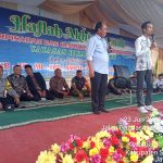 Ciptakan Kenyamanan, Bhabinkamtibmas dan Babinsa Kompak Hadiri Pelepasan Siswa