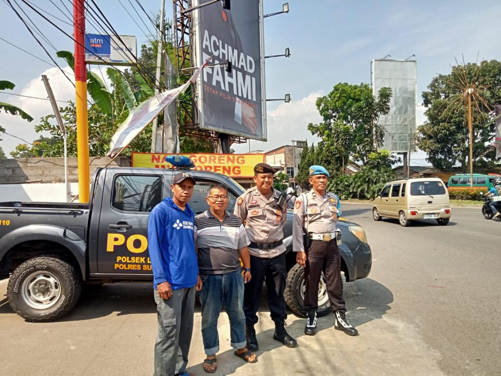 Unit Samapta Polsek Laksanakan Patroli Dialogis Siang Hari dan Berikan Imbauan Kamtibmas