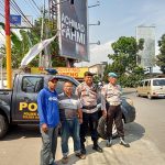 Unit Samapta Polsek Laksanakan Patroli Dialogis Siang Hari dan Berikan Imbauan Kamtibmas