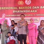 Ceremonial Baksos Dan Bansos Meriahkan Peringatan Hari Bhayangkara ke-78 Di Polres Garut