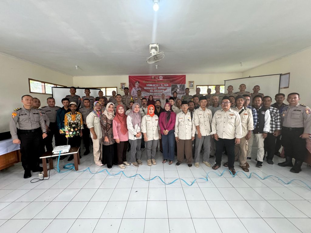 Bhabinkamtibmas Polsek Warudoyong Dampingi Siswa SIP 53 Dalam Rangka Penyuluhan Harkamtibmas