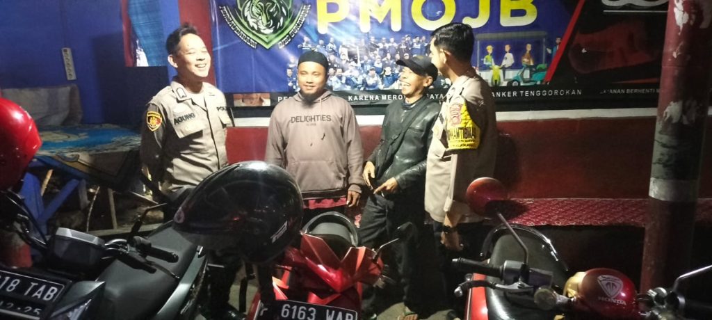 Patroli Strong Point Malam Hari Wujudkan Situasi Kamtibmas Yang Aman Dan Kondusif