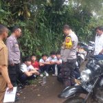 Polsek sukabumi melakukan patroli untuk mewujudkan ketertiban di wilayah hukum Polsek Sukabumi