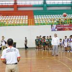 16 Tim Ikuti Turnamen Bola Basket Kapolresta Bandung Cup 2024 di GOR Indoor Si Jalak Harupat