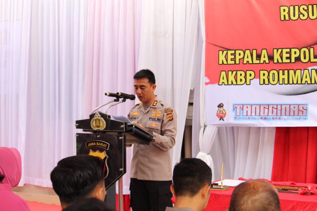 Dengan Penuh Kebahagiaan Kapolres Garut Resmikan Rusun Guntur Dan Ruan Bag Ops Polres Garut