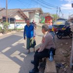 Samapta Polsek Sukabumi Melaksanakan kegiatan Dialogis dengan Warga Masyarakat Desa Perbawati Kecamatan Sukabumi Kabupaten Sukabumi,