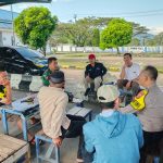 Jalin kemitraan kamtibmas. Bhabinkamtibmas sambangi terminal KH. Ahmad Sanusi Tingkatan Harkamtibmas