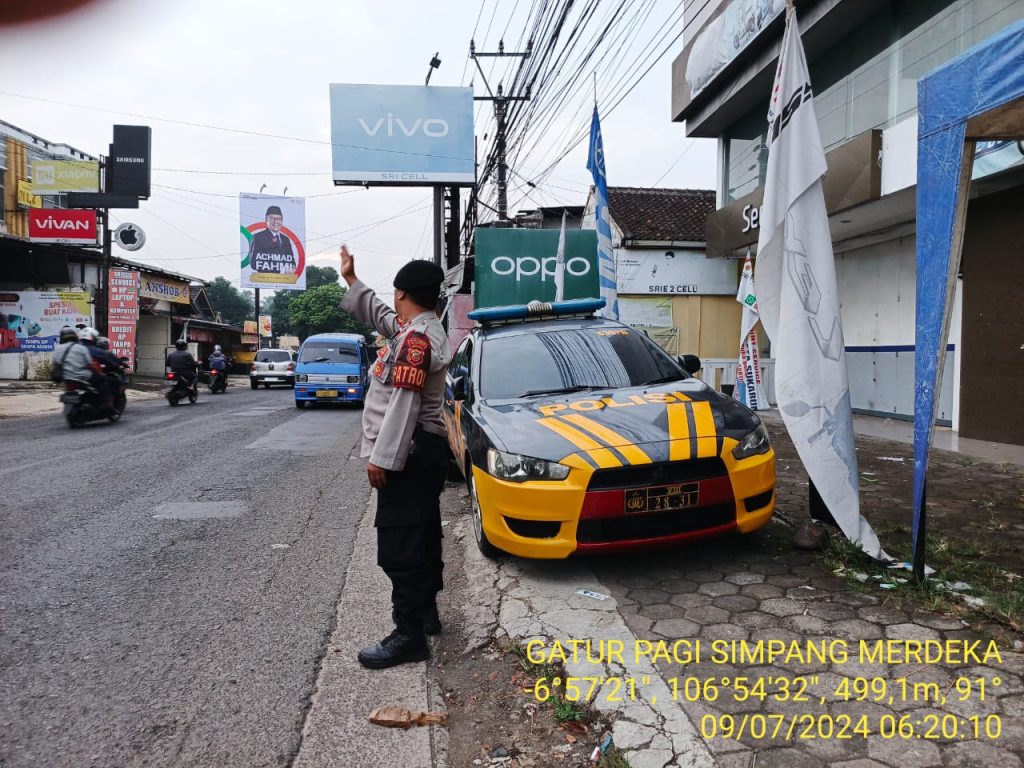 Pelayanan Prima Rutin Gatur Pagi Polsek Lembursitu