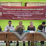 Kapolsek Cangkuang, mengikuti Penyuluhan dan Penerangan Hukum Terkait Penyelenggaraan Pemilu dari Kejaksaan