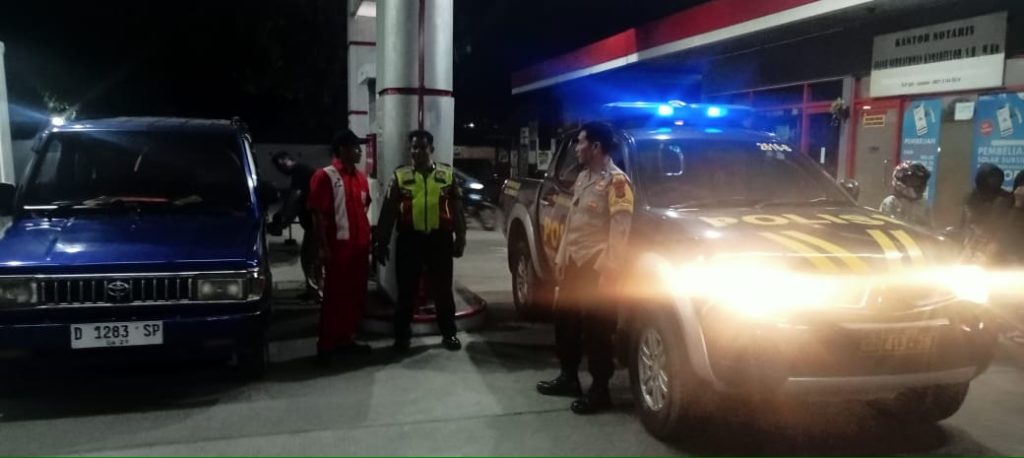 Tiadakan segala bentuk gangguan kamtibmas di malam hari, Unit Samapta Polsek Rancaekek tingkatkan patroli malam