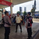 Guna menciptakan keamanan dan kondusif, Kapolsek Citamiang Patroli Dialogis dan Sambangi Security SPBU Pertamina Kota Sukabumi.