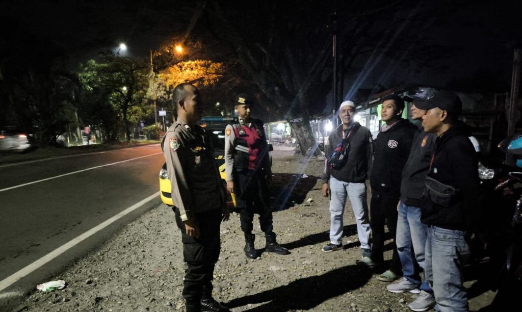 Wujudkan Rasa Aman, Unit Samapta sambangi mitra kamtibmas antisipasi Gukamtibmas malam hari