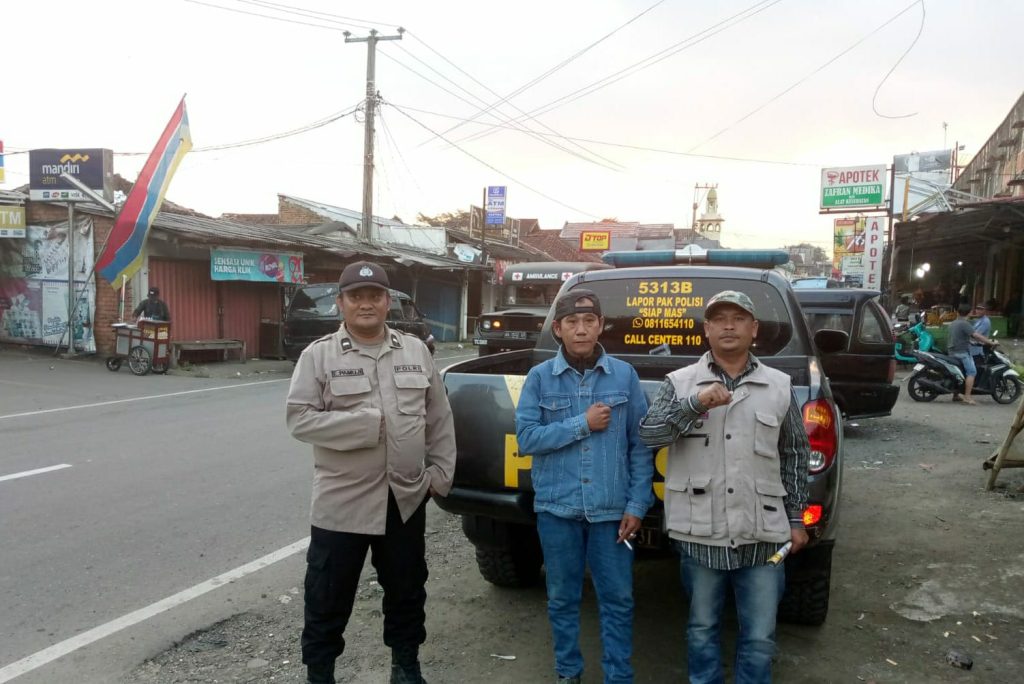 Polsek Kebonpedes Patroli Wilayah Terminal Jubleg Antisipasi Gangguan Kamtibmas