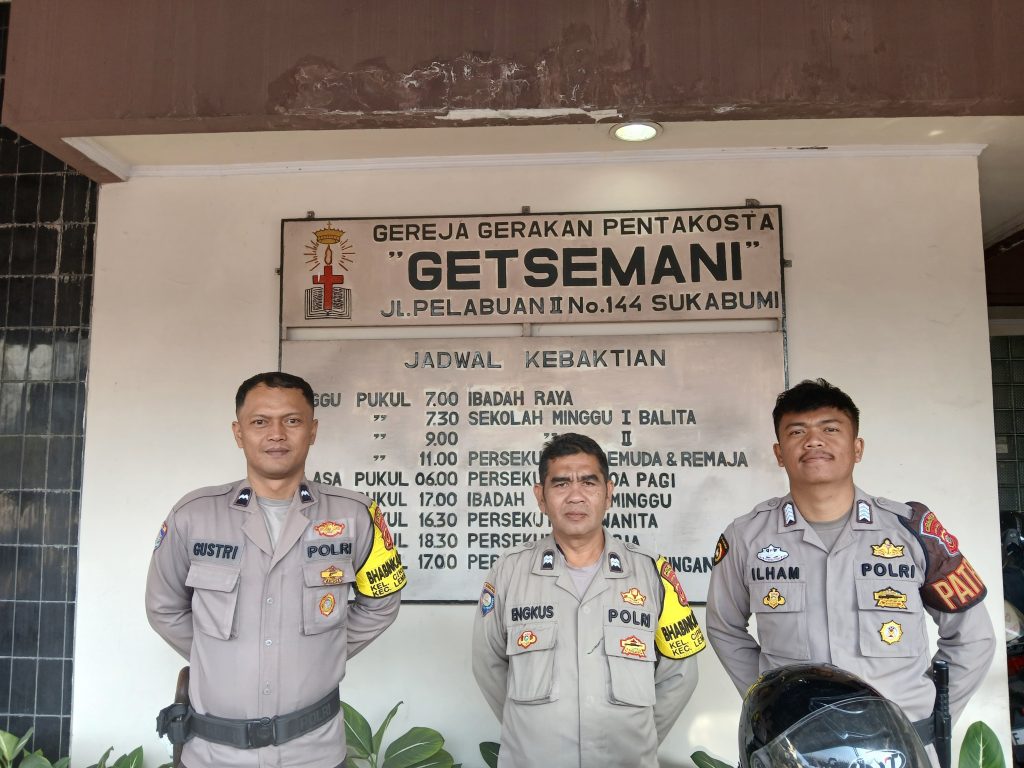 Polisi Rutin Ciptakan Keamanan, Pam Gereja Setiap Hari Minggu