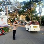 Polsek Gunungpuyuh rutin laksanakan Gatur Pagi, Agar Terciptanya Kamseltibcar Lantas dipagi hari diwilayah hukum Polsek Gunungpuyuh