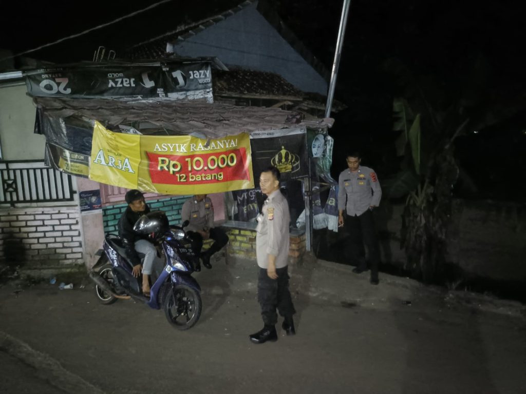 Ciptakan Wilayah Aman Kondusif, Polsek Sukaraja Gencar Laksanakan Patroli Dialogis