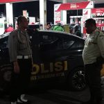 Guna menciptakan keamanan dan kondusif, Kapolsek Citamiang Patroli Dialogis dan Sambangi Security SPBU Pertamina Kota Sukabumi.