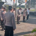 Polsek Citamiang Gelar Apel Pagi Sebagai Bentuk Kedisiplinan.