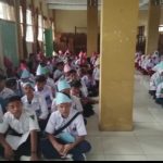 Kegiatan penyuluhan kesadaran berbangasa dan bernegara di sekolah dalam rangka Masa Pengenalan Lingkungan Sekolah ( MPLS) di wilayah Polsek Cireunghas