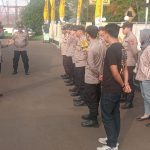 Polsek Citamiang Gelar Apel Pagi Sebagai Bentuk Kedisiplinan.