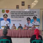 Kapolsek Citamiang Monitoring Giat Bimtek Peran Tugas dan Fungsi anggota SATLINMAS Kel. Gedong Panjang sebagai Petugas Ketertiban dan Keamanan di TPS pada PILKADA Tahun 2024.