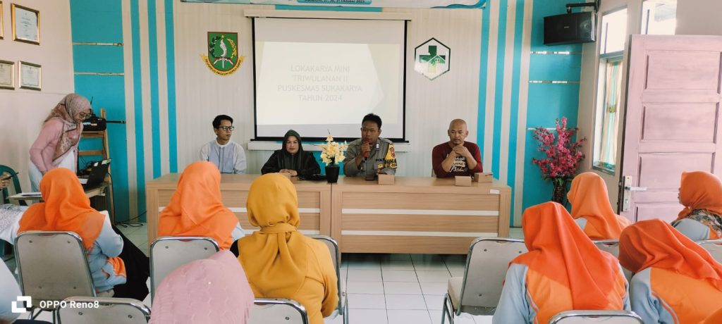 Bhabinkamtibmas Hadiri Lokakarya Mini Triwulan Ke II