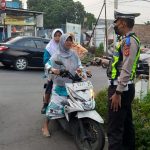 Unit lantas Polsek Warudoyong Polres Sukabumi Kota laksanakan Dikmas Lantas