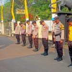 Polsek Citamiang Gelar Apel Pagi Sebagai Bentuk Kedisiplinan.