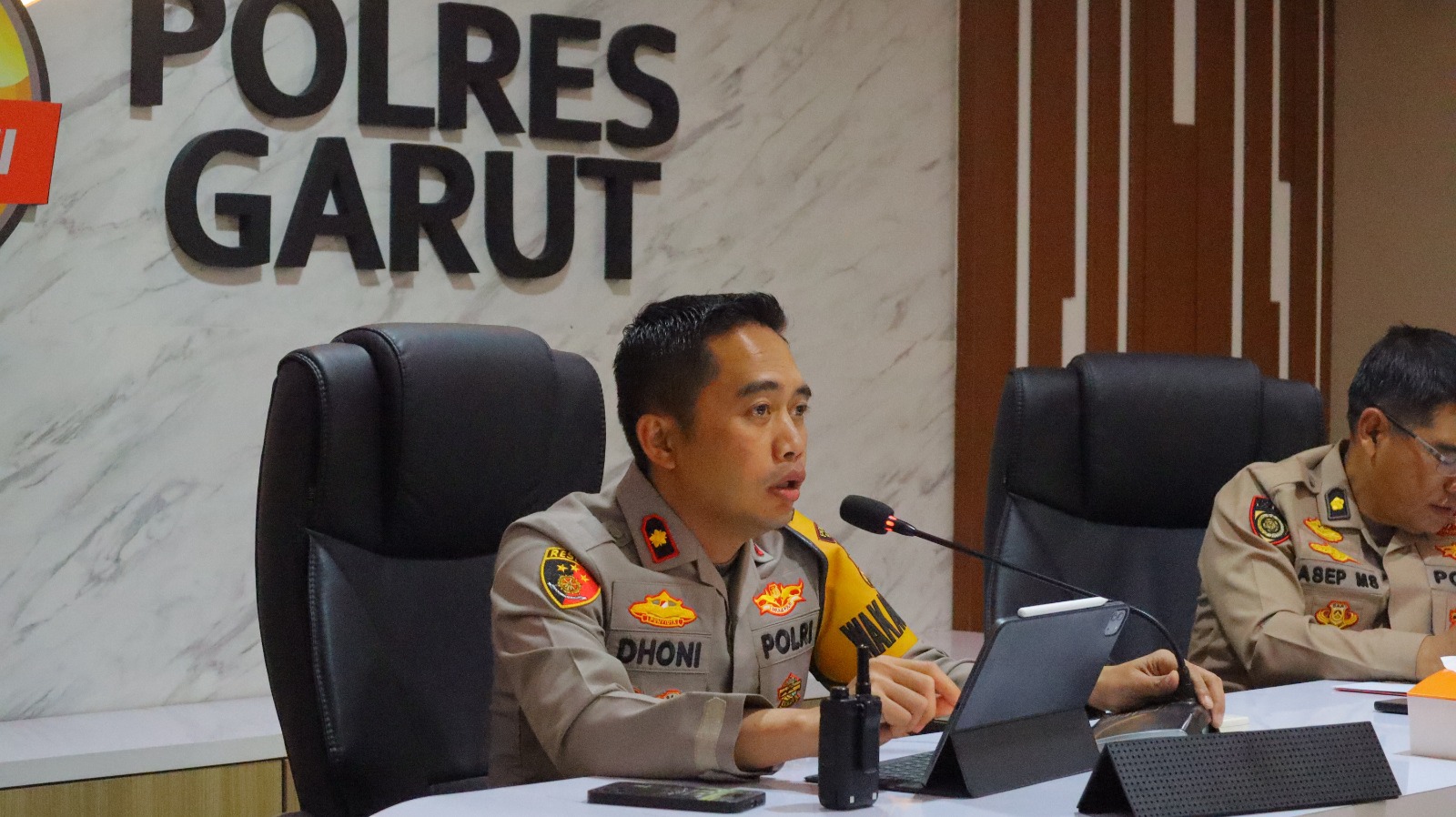 Waka Polres Garut Sosialisas Kesiapan Anggota Pengamanan Pikada 2024