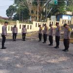 Apel Pagi dan pengecekan kelengkapan personil polsek kadudampit sebagai bentuk kedisiplinan dan kesiapsiagaan Polsek Kadudampit