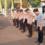 Kapolsek Citamiang Gelar Apel Pagi Sebagai Bentuk Kedisiplinan.