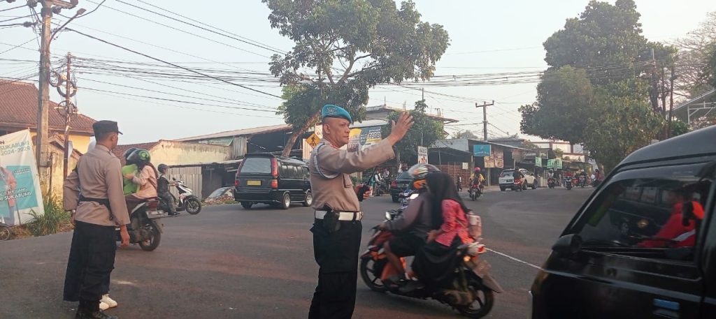 Gatur Pagi Hari, Polsek Citamiang Sebagai Bentuk Pelayanan Kepada Masyarakat